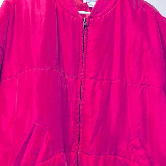 CLIO VINTAGE BAROQUE SILK BOMBER JACKET - Picture 4 of 9